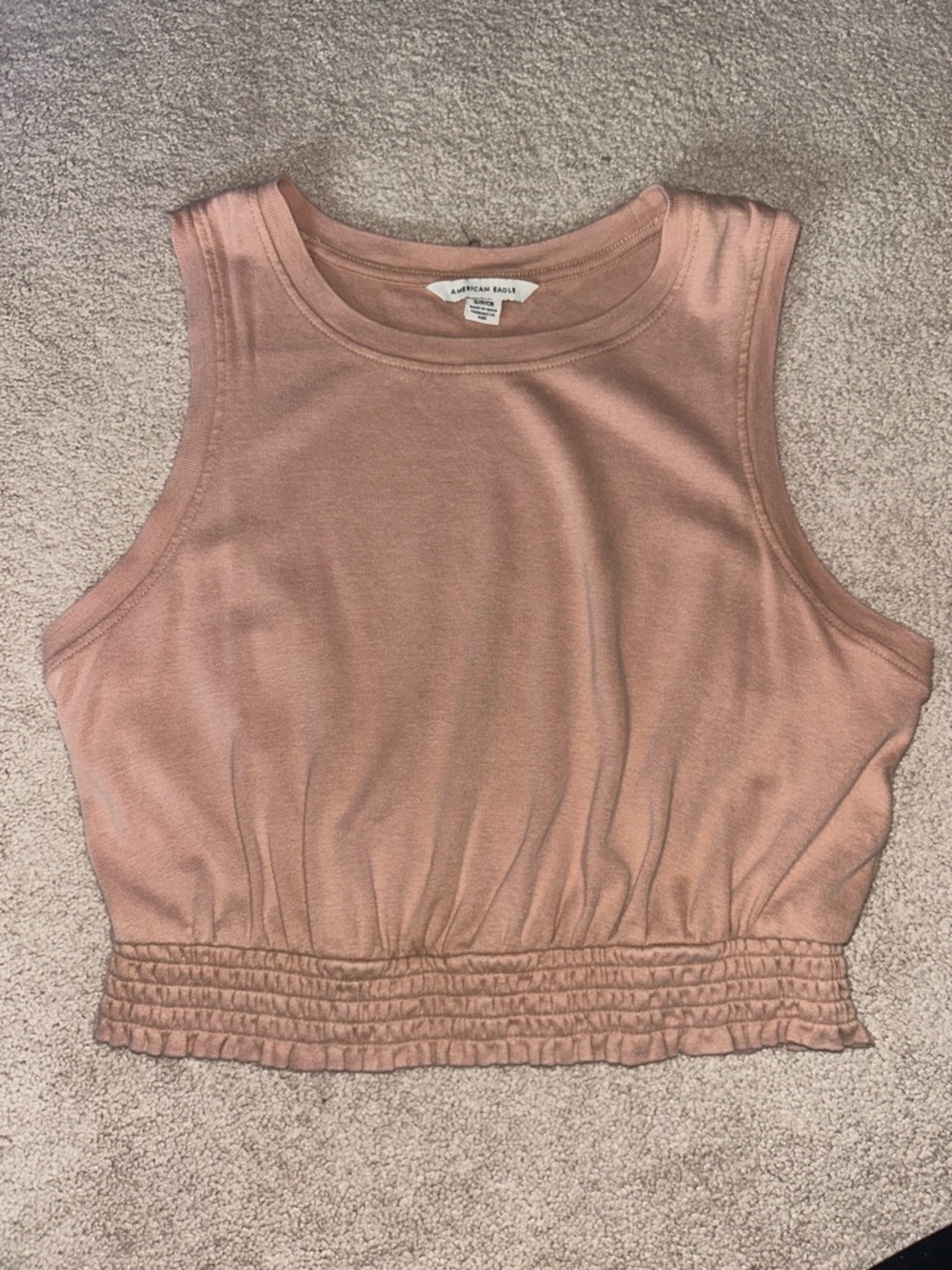 American Eagle Outfitters Dusty Rose Cropped Tank